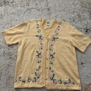 Cute button down medium sleeve